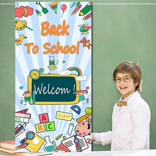 

Back To School Back To School Season Banner Banner Back To School Background Decoration Vertical Banner