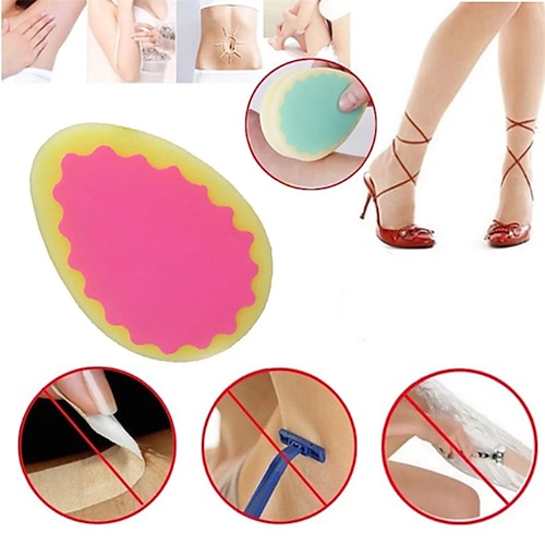 

Painless Women Hair Removal Sponge Soft Cute Depilation Tools Skin Care Sponges Beauty Ladies Lovely Sponge for Hair Removal 3PCS