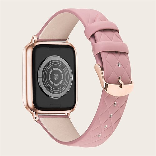 

1PC Smart Watch Band Compatible with Apple iWatch Series 8 7 6 5 4 3 2 1 SE Leather Loop for iWatch Smartwatch Strap Wristband PU Leather Adjustable Breathable Quick Release