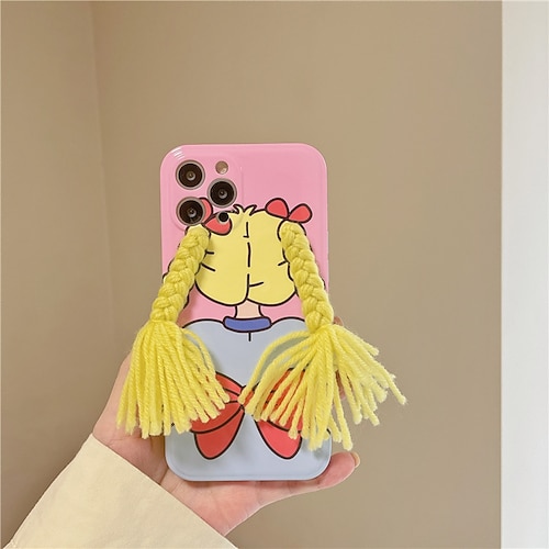 

Phone Case For Apple Classic Series iPhone 13 Pro Max 12 11 SE 2022 X XR XS Max 8 7 Portable Pattern Shockproof Cartoon TPU