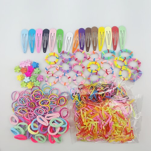 

Kids / Toddler / Baby Girls' Active / Sweet Daily Floral / Striped / Solid Colored Floral Style Polyester Hair Accessories Rainbow Kid onesize