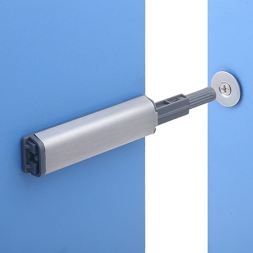 

10Pieces Door Stopper Cabinet Catches Stainless Steel Push to Open Touch Damper Buffer Soft Quiet Closer Magnetic Cabinet Catches Furniture Hardware