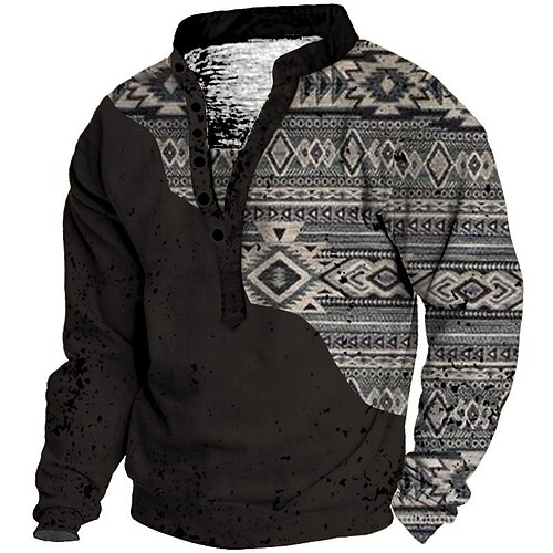 

Men's Unisex Sweatshirt Pullover Color Block Graphic Prints Print Casual Daily Sports 3D Print Designer Casual Hoodies Sweatshirts Dark Gray