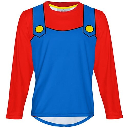 

21Grams Men's Downhill Jersey Long Sleeve Mountain Bike MTB Road Bike Cycling Green Red Graphic Bike Jersey Breathable Quick Dry Moisture Wicking Polyester Spandex Sports Graphic Clothing Apparel