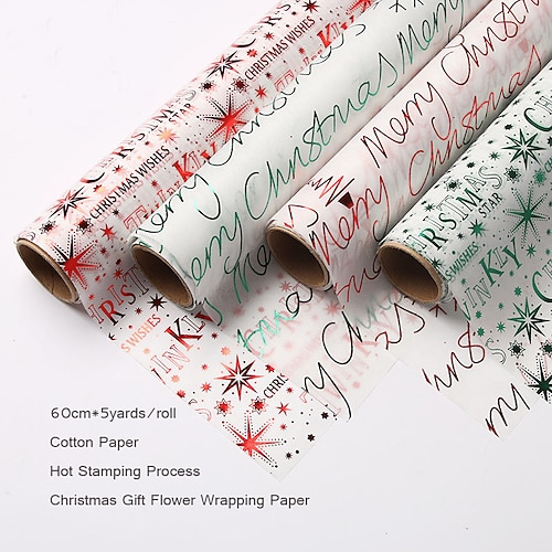 

1pcs Christmas New Year Birthday Tree Wrapping Paper for Gift Decoration Party 24177 inch Paper