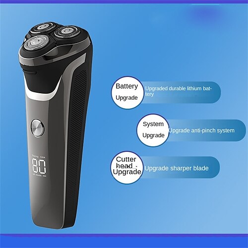 

Electric Shaver Shaver LCD Rechargeable Washable Beard Shaver Male