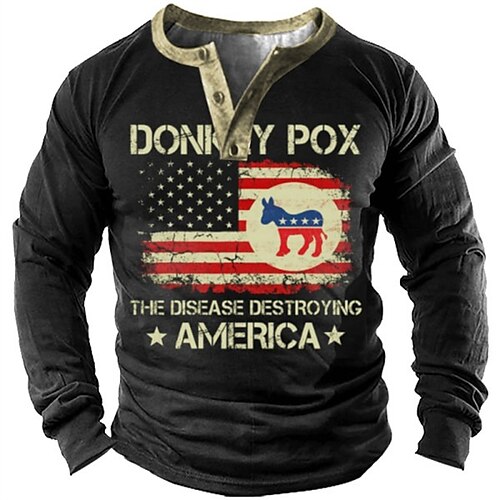 

Men's Unisex Sweatshirt Pullover American US Flag Graphic Prints Print Casual Daily Sports 3D Print Designer Casual Hoodies Sweatshirts Black