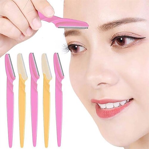 

5Pcs Eyebrow Razor Eyebrow Trimmer Women Face Razor Hair Remover Eye Brow Shaver Blades for Cosmetic Beauty Makeup Tools