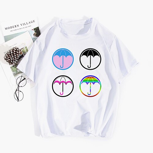 

Inspired by The Umbrella Academy Season 3 TV Series T-shirt TV Movie 100% Polyester Anime Classic Street Style T-shirt For Men's / Women's / Couple's