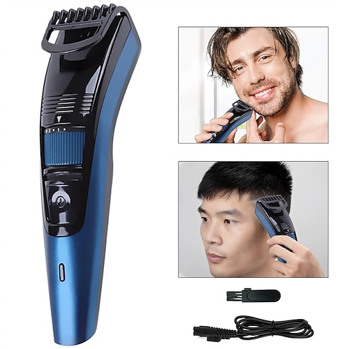 

Hair Clipper Professional 0.5-10mm Adjustable Beard Trimmer Mustache Stubble Trimmer for men Hair Cutting Machine Rechargeable