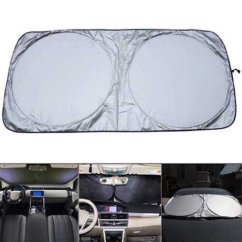 

Car Sun Shade Windshield Cling For universal Windshield Sun Sun Protection Fabric 15070 cm