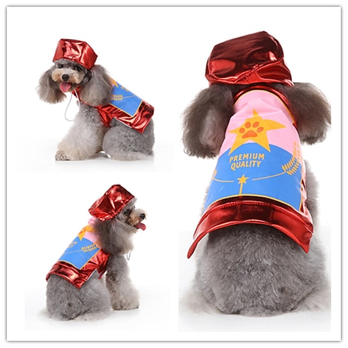 

Dog Festival Costume,Dog Cat Costume Color Block Fashion Funny Festival Outdoor Dog Clothes Puppy Clothes Dog Outfits Breathable Red Costume for Girl and Boy Dog Polyster XL