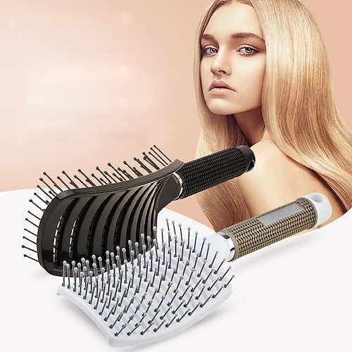 

Hair Brush Scalp Massage Comb Hairbrush Bristle&Nylon Women Wet Curly Detangle Hair Brush for Salon Hairdressing Styling Tools