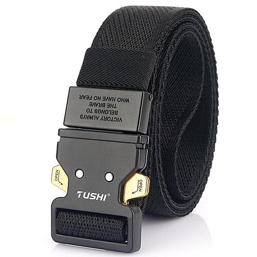 

Men's Military Tactical Belt Heavy Duty Elastic with Metal Buckle for Work Hunting Military / Tactical Outdoor / Combat