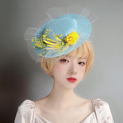 

Photo Lolita Skirt Accessories Hat Headwear Female Christmas Decoration Flat Top Hat Hair Accessories