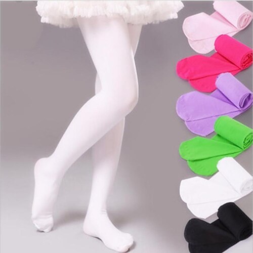 

Kid's Panty Hose Wedding Party Daily Solid / Plain Color Spandex Nylon Classic Lolita Professional 1 Pair