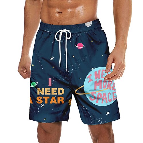 

Men's Swim Trunks Swim Shorts Quick Dry Board Shorts Bathing Suit with Pockets Drawstring Swimming Surfing Beach Water Sports Printed Spring Summer