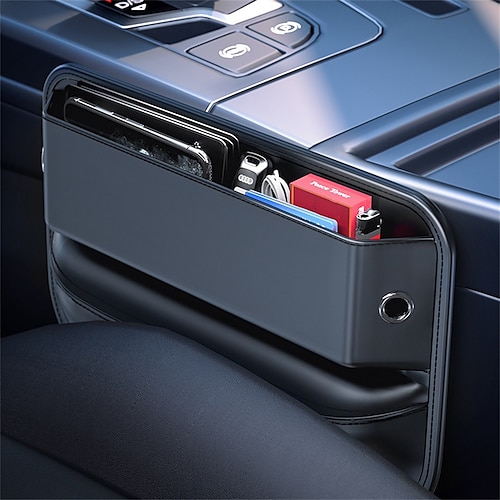 Car Seat Side Storage Pocket Gap Filler Organizer Box in 2023