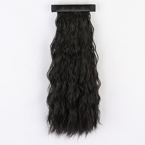 

Clip In / On / Cross Type / Drawstring Ponytails Soft / Extended / Classic Synthetic Hair Hair Piece Hair Extension Wavy / Deep Wave 20 inch Christmas Gifts / Daily Wear / Vacation