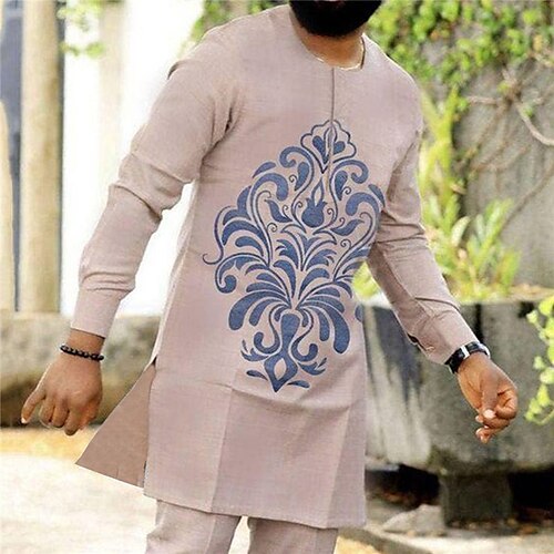 

Men's Unisex T shirt Tee 3D Print Floral Graphic Prints Crew Neck Street Daily Print Long Sleeve Tops Designer Casual Classic Comfortable Pink
