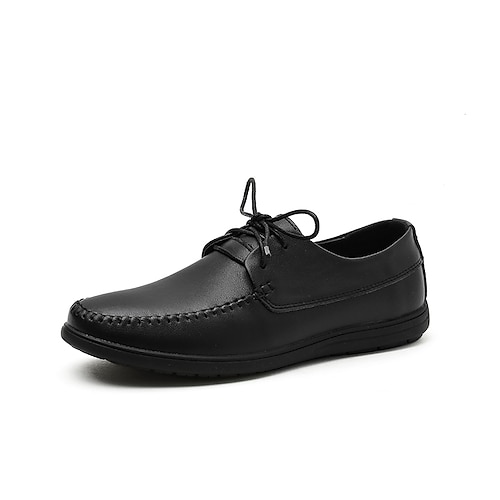 

Men's Oxfords Formal Shoes Business Casual Daily Party & Evening Walking Shoes Leather Black Brown Spring Summer