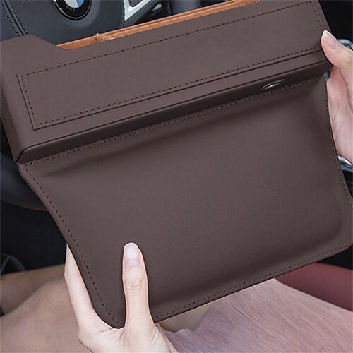

Car Seat Gap Filler Space Storage Box, Console Coin Side Pocket, Multi-Function Front Seat Tray Crevice, Extra Cup/Sunglass Holder, Car Interior Accessories