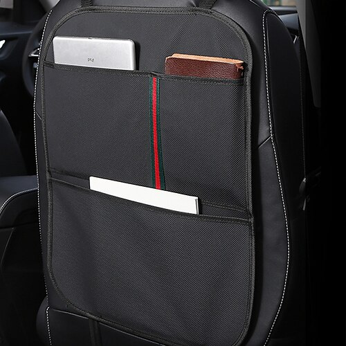 

Car Backseat Organizer with Multi Storage Pockets Multi-function Durable Leather For SUV Truck Van