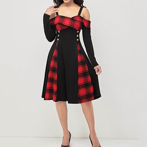 

Elegant Dress Women's Costume Vintage Cosplay Date / Spandex