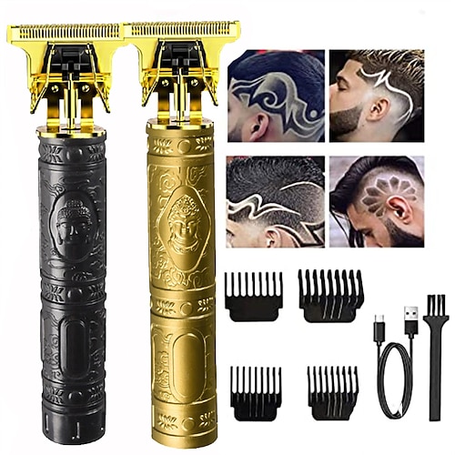 

Electric Hair Salon Hair ClipperRechargeable Adult Electric Hair Clipper Liquid Crystal Household Hair Shaver Oil Head