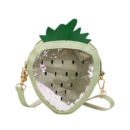 

Girls' Sling Bags Kids' Bag PVC Plastic PU Leather Zipper Character Daily Green Blue Pink Yellow