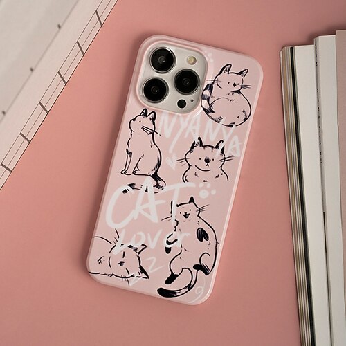 

Phone Case For Apple Classic Series iPhone 13 12 11 Pro Max X XR XS Max Bumper Frame Dustproof Four Corners Drop Resistance Cartoon TPU