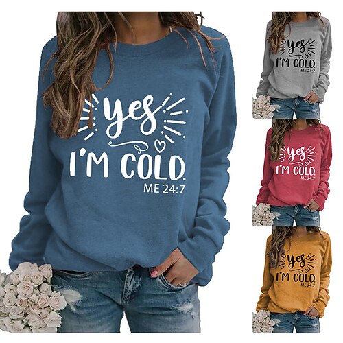 

Women's Sweatshirt Pullover Letter Print Casual Sports Hot Stamping Casual Streetwear Hoodies Sweatshirts Wine Red Green White