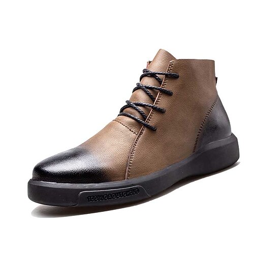 

New Cowhide Martin Boots Winter Men's Boots Men's Casual Leather Shoes Non-Slip Men's Shoes Youth Trend Shoes