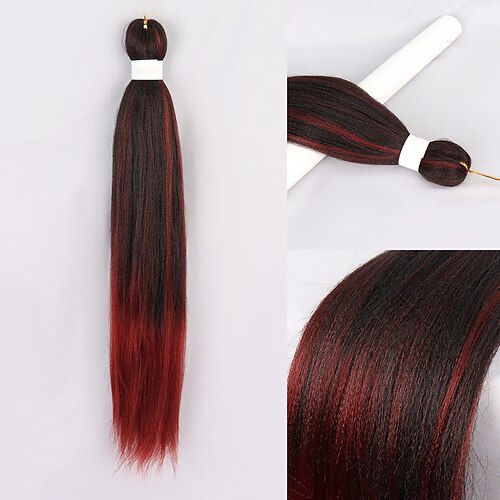 

Extension Straight Box Braids Synthetic Hair Braiding Hair 1pcs