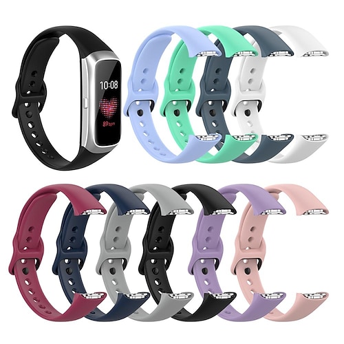 

1 pcs Smart Watch Band for Samsung Galaxy Fit SM-R370 Silicone Smartwatch Strap Soft Elastic Breathable Sport Band Replacement Wristband