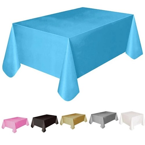 

274137 cm nappe jetable en plastique nappe couverture enfants adulte fête d'anniversaire décoration mariage bébé douche