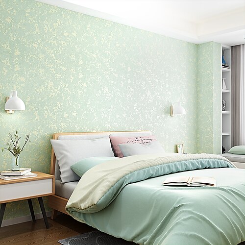 

Wallpaper Self Adhesive Non-woven Fabric 3D Plain Living Room Diatom Mud Background Wall Wallpaper Bedroom Nordic Warm Home Stickers