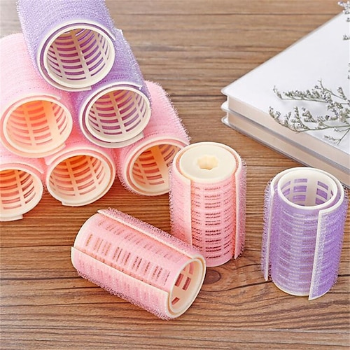 

1pc Plastic Hair Roller Lazy Self-adhesive Hair Curler Girl Big Wave Air Bangs Curl Cute Wind Child Mother Curling Tool