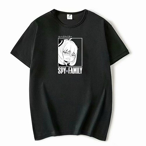 

Inspired by SPY×FAMILY Anya Forger T-shirt Anime 100% Polyester Anime Harajuku Graphic Kawaii T-shirt For Men's / Women's / Couple's