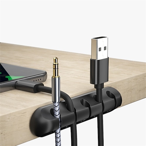 

Data Cable Wire Organizer For Samsung Apple Support all tablets Portable New Design Cable Organizer Silica Gel