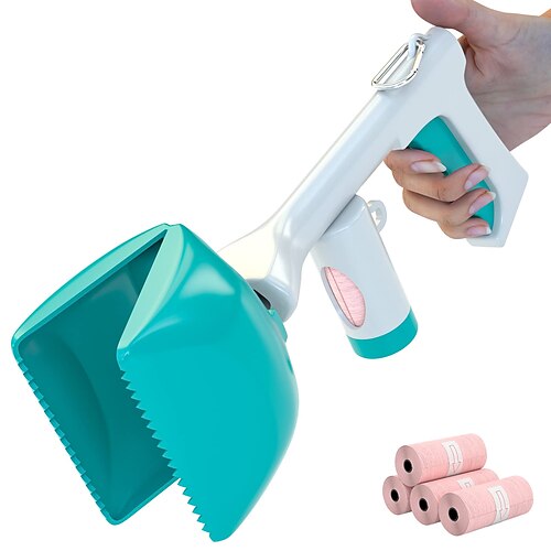 

Pet Pooper Scooper Portable Pooper Picker Upper Pooper Picker with Attached Cleaning Bag is Suitable for Small and Large Pets (No garbage bags)