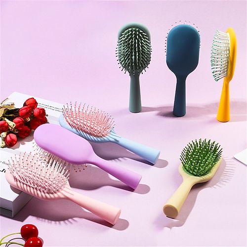 

Hair Brush Detangler Soft Bristles Vertical Massage Airbag Comb Ins Wind Simple Air Cushion Comb