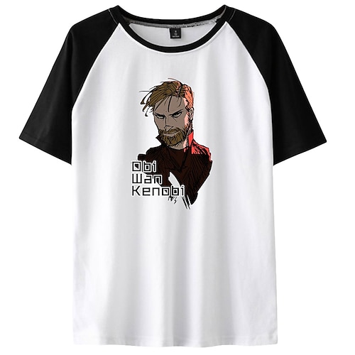

Inspired by Obi-Wan Kenobi Jedi Knight T-shirt TV Movie 100% Polyester Anime Classic Street Style T-shirt For Men's / Women's / Couple's
