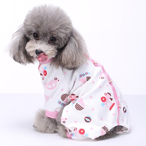 

Cachorros Gatos Pijamas Estampado Moda Estilo bonito Casual / Diário Ao ar livre Roupas para Cães Roupas de cachorro Roupas de cachorro Respirável 1 2 3 Ocasiões Especiais para menina e menino