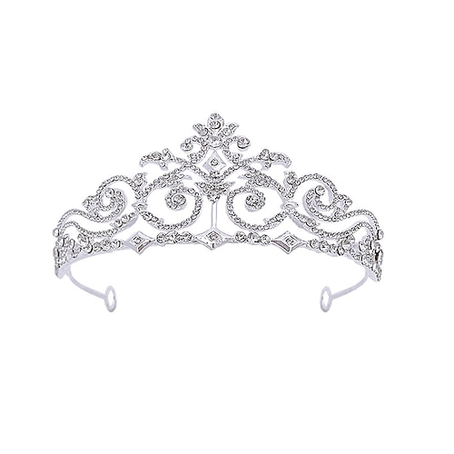 

Bridal Crown Mori Headdress Alloy Bridal Crown Headband Atmospheric Crown Headdress