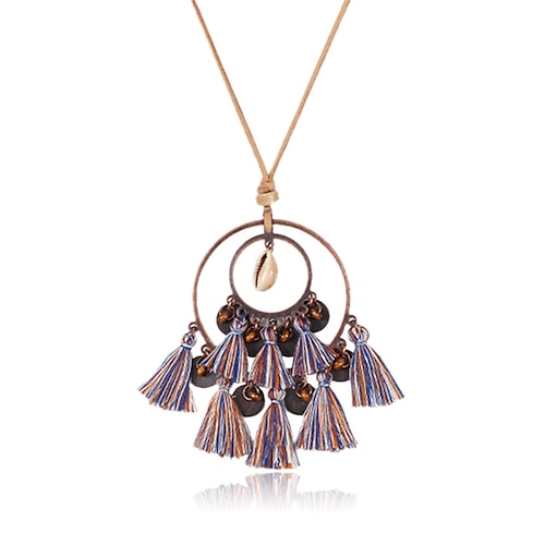 

Women's necklace Ethnic Style Street Color Block Necklaces