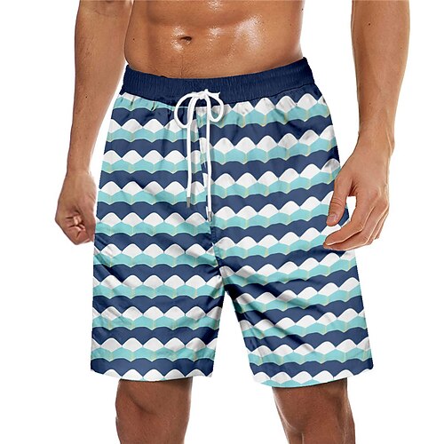 

Men's Swim Trunks Swim Shorts Quick Dry Board Shorts Bathing Suit with Pockets Drawstring Swimming Surfing Beach Water Sports Printed Spring Summer