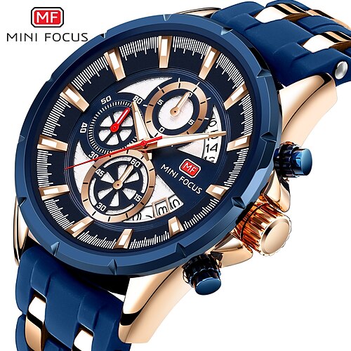 

MINI FOCUS Quartz Watch for Men Analog Quartz Stylish Stylish Waterproof Calendar Alloy Alloy Fashion