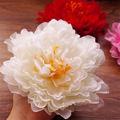 

Ancient Style Hanfu Peony Flower Peony Big Flower Chest with the Same Photo Simulation Silk Flower Costume Accessories