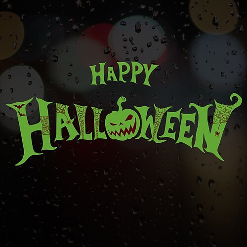 

Holiday / Halloween Wall Stickers Living Room / Kids Room kindergarten, Removable / Pre-pasted PVC Home Decoration Wall Decal 1pc